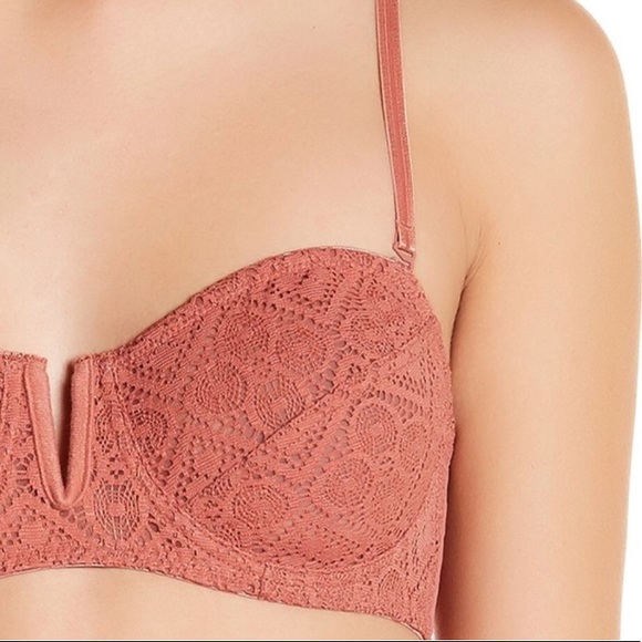 Free People Crochet v wire bra NWOT - Picture 2 of 6